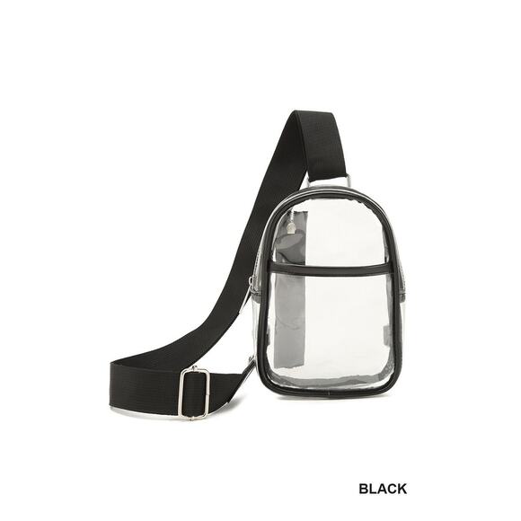 Zenana STADIUM APPROVED CLEAR CROSSBODY SLING BAG Bundle - Picture 7 of 7
